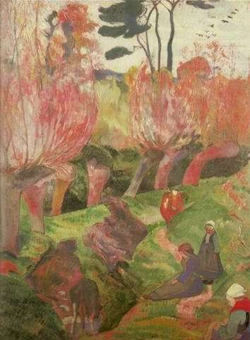 Scenery in Brittany  by Paul Gauguin Oil Painting reproduction