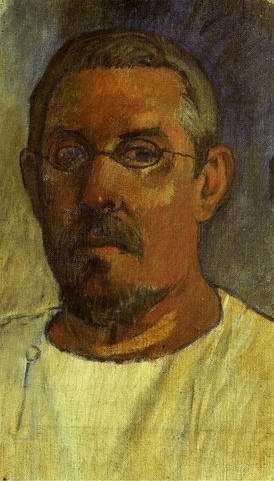 Self Portrait With Spectacles  by Paul Gauguin Oil Painting reproduction