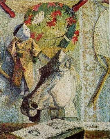 Still Life With Horses Head  by Paul Gauguin Oil Painting reproduction
