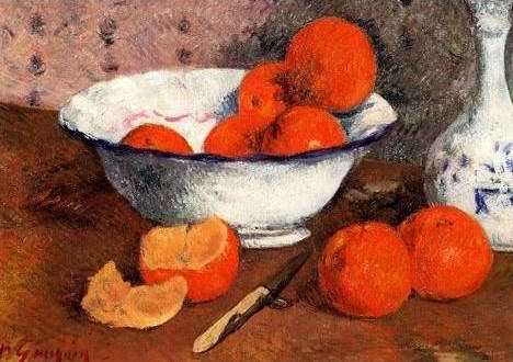 Still Life With Oranges by Paul Gauguin Oil Painting reproduction