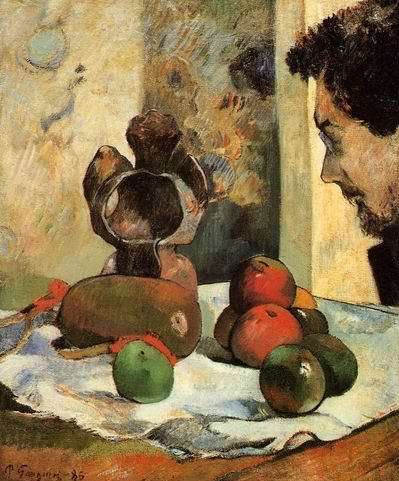 Still Life With Peaches by Paul Gauguin Oil Painting reproduction