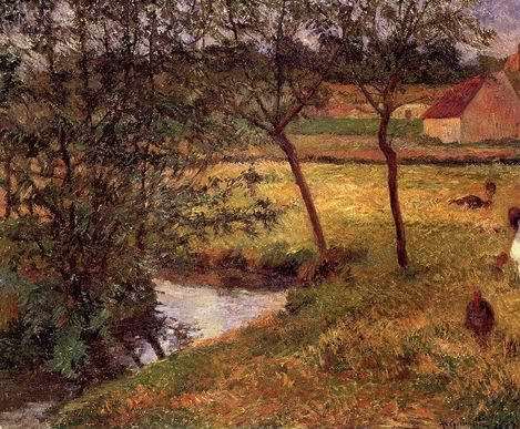 Stream Osny by Paul Gauguin Oil Painting reproduction