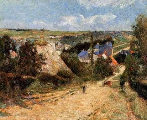 Street Osny  by Paul Gauguin Oil Painting reproduction