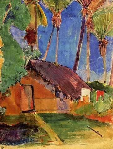 Te Faaturuma Aka The Brooding Woman  by Paul Gauguin Oil Painting reproduction