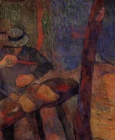 The Clog Maker  by Paul Gauguin Oil Painting reproduction