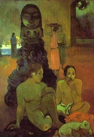 The Great Buddah  by Paul Gauguin Oil Painting reproduction