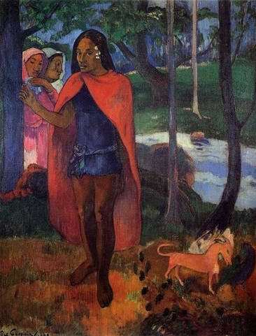 The Magician Of Hivaoa  by Paul Gauguin Oil Painting reproduction