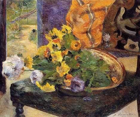 The Makings Of A Bouquet by Paul Gauguin Oil Painting reproduction