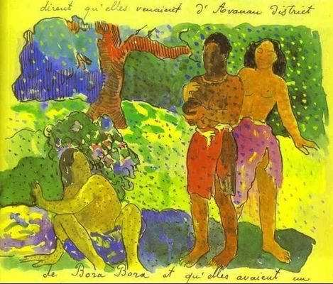 The Messengers Of Oro  by Paul Gauguin Oil Painting reproduction