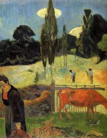 The Port Of Rouen  by Paul Gauguin Oil Painting reproduction