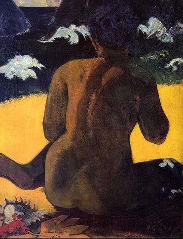 Vahine No Te Miti Aka Woman By The Sea  by Paul Gauguin Oil Painting reproduction