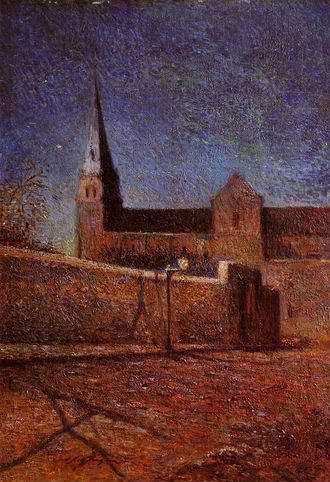 Vaugirard Church  by Paul Gauguin Oil Painting reproduction