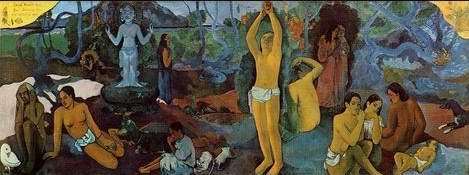 Where Do We Come From What Are We Doing Where Are We GoingWhere Do We Come From What Are We Doing Where Are We Going by Paul Gauguin Oil Painting reproduction