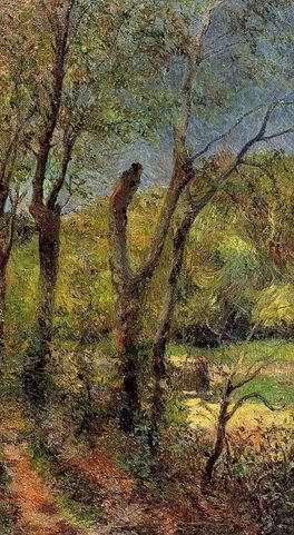 Willows by Paul Gauguin Oil Painting reproduction