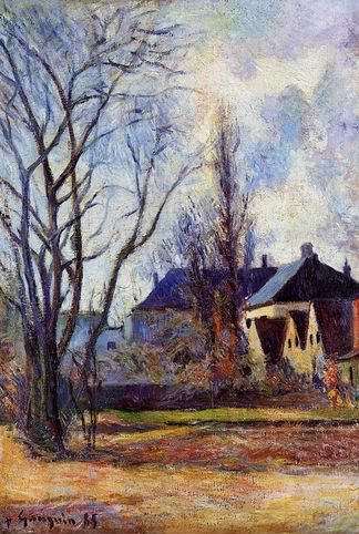 Winters End by Paul Gauguin Oil Painting reproduction