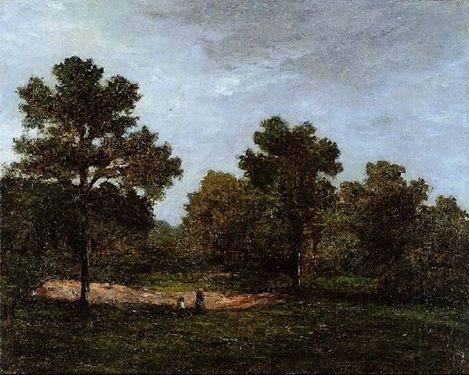A Clearing  by Paul Gauguin Oil Painting reproduction
