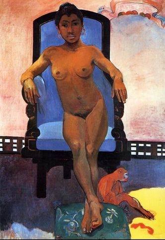 Aita Parari Te Tamari Vahine Judith Aka Portrait Of Annah The Javanese  by Paul Gauguin Oil Painting reproduction
