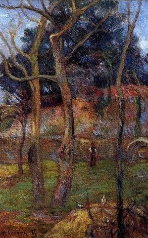 Bare Trees by Paul Gauguin Oil Painting reproduction