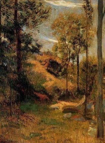 Bathing Place Pont Aven Port by Paul Gauguin Oil Painting reproduction