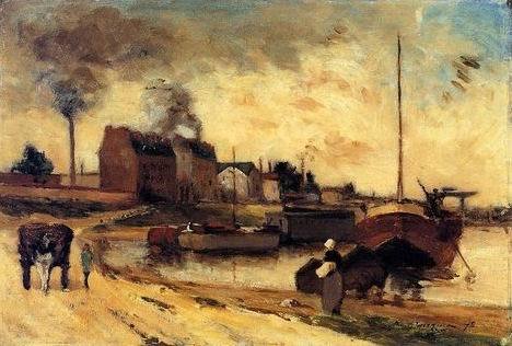Cail Factories And Quai De Grenelle  by Paul Gauguin Oil Painting reproduction