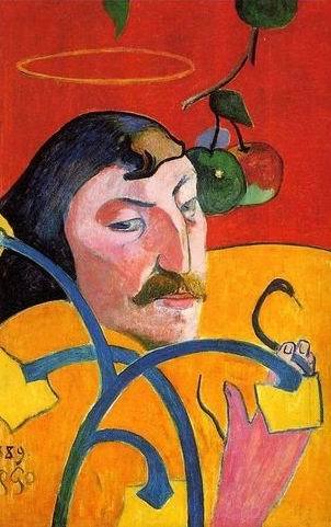 Caricature Self Portrait  by Paul Gauguin Oil Painting reproduction