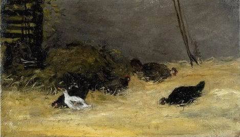 Chicken Coup by Paul Gauguin Oil Painting reproduction