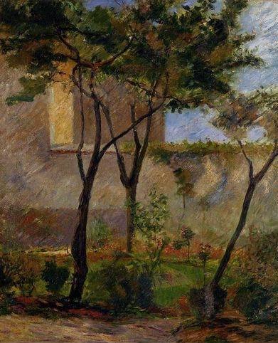 Corner Of The Garden Rue Carcel  by Paul Gauguin Oil Painting reproduction