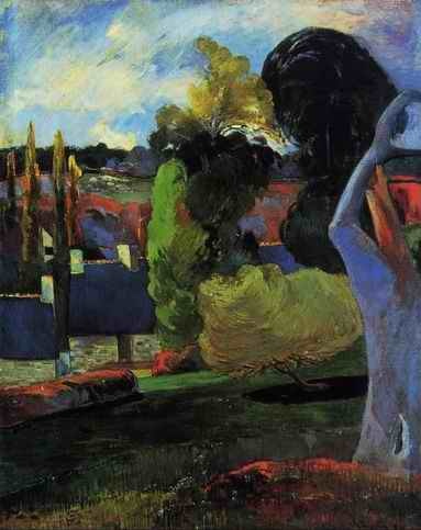 Farm In Brittany2 by Paul Gauguin Oil Painting reproduction
