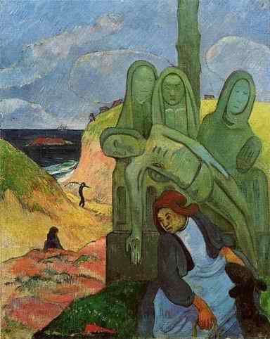 Green Christ Aka Breton Calvary by Paul Gauguin Oil Painting reproduction