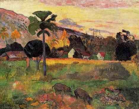 Haere Mai Venezi Aka Come Here by Paul Gauguin Oil Painting reproduction