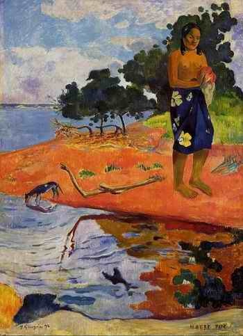 Haere Pape  by Paul Gauguin Oil Painting reproduction