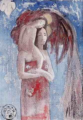 Ia Orana Maria Aka Hail Maria  by Paul Gauguin Oil Painting reproduction