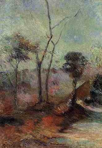 Landscape by Paul Gauguin Oil Painting reproduction