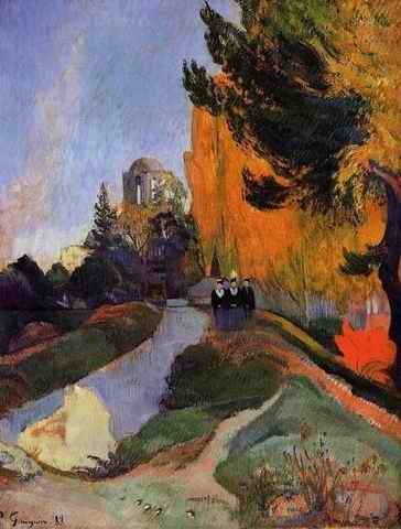 Les Alychamps by Paul Gauguin Oil Painting reproduction