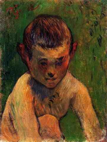 Little Breton Bather  by Paul Gauguin Oil Painting reproduction