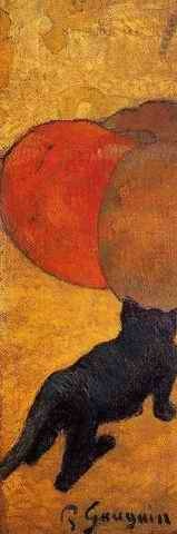 Little Cat  by Paul Gauguin Oil Painting reproduction
