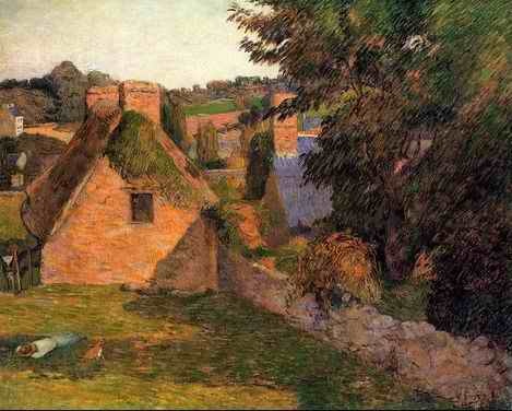 Lollichon Field  by Paul Gauguin Oil Painting reproduction