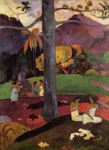 Mata Mua by Paul Gauguin Oil Painting reproduction