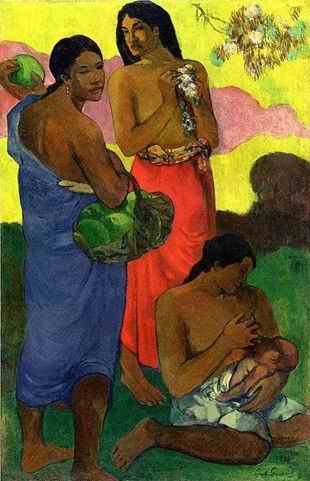 Maternite (II) by Paul Gauguin Oil Painting reproduction