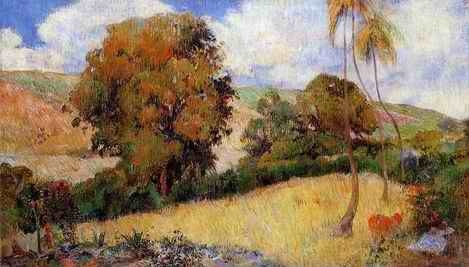 Meadow In Martinique by Paul Gauguin Oil Painting reproduction