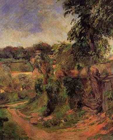 Near Rouen  by Paul Gauguin Oil Painting reproduction