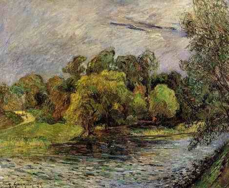 Ostervold Park Copenhagen  by Paul Gauguin Oil Painting reproduction
