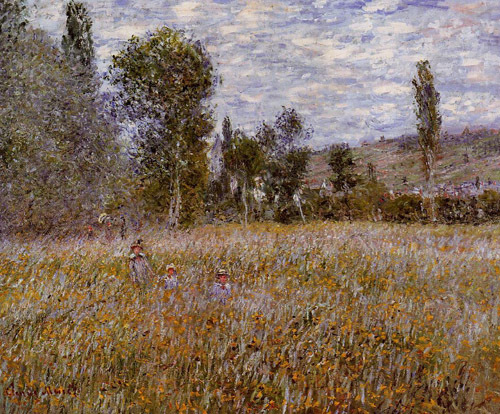 A Meadow 1879 by Claude Monet Oil Painting reproduction