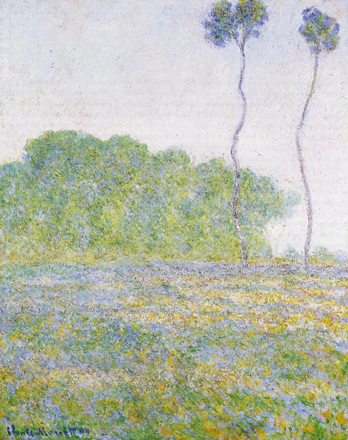 A Meadow at Giverny 1894 by Claude Monet Oil Painting reproduction