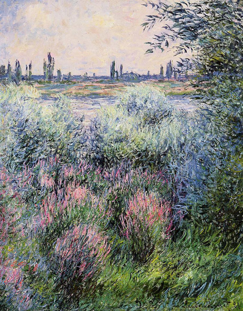 A Spot on the Banks of the Seine 1881 by Claude Monet Oil Painting reproduction
