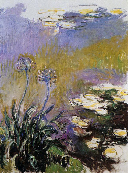 Agapanthus 1914-1917 by Claude Monet Oil Painting reproduction
