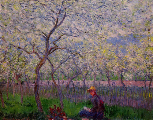 An Orchard in Spring 1886  by Claude Monet Oil Painting reproduction