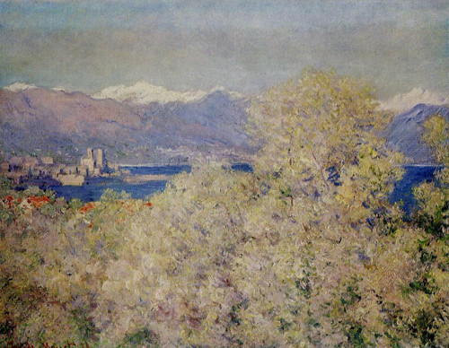 Antibes - View of the Salis Gardens 1888 by Claude Monet Oil Painting reproduction