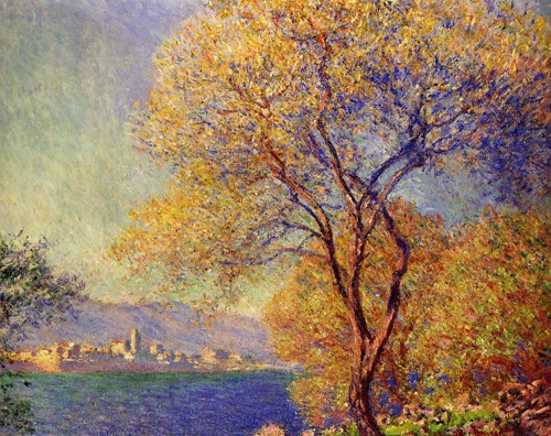 Antibes Seen from the Salis Gardens2 1888  by Claude Monet Oil Painting reproduction