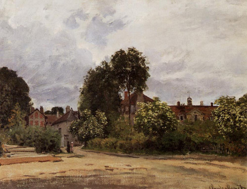 Argenteuil the Hospice 1872  by Claude Monet Oil Painting reproduction